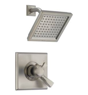 Delta T17251-SS Dryden Monitor 17 Series Shower Trim with Single Function Showerhead in Stainless Steel